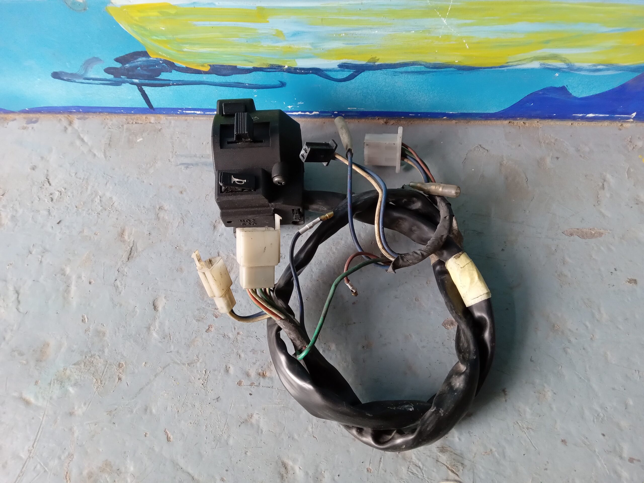 BLOCCHETTO COMANDI ELETTRICI MANOPOLA sinistra scooter SYM 200 EVO JOYRIDE