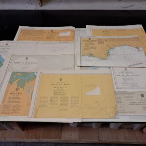 CARTE NAUTICHE VARIE ( 10 carte ) selezione 1