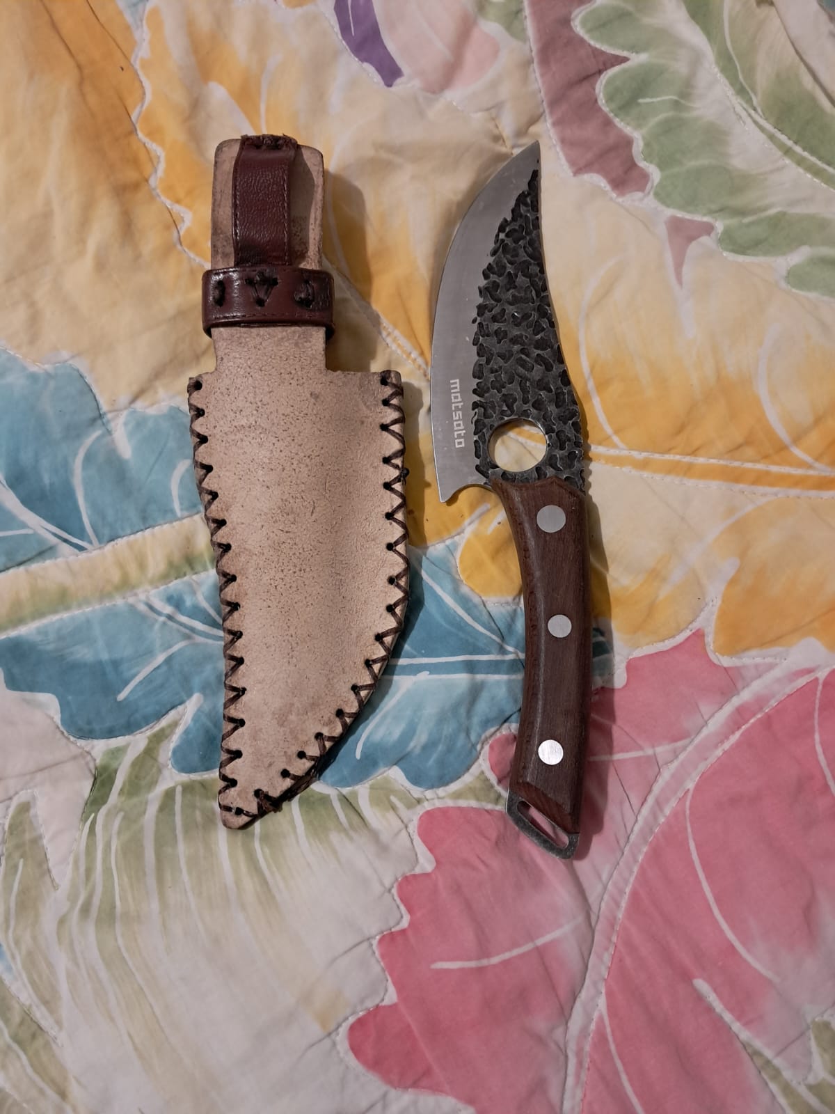 COLTELLO MATSATA con fodero artigianale