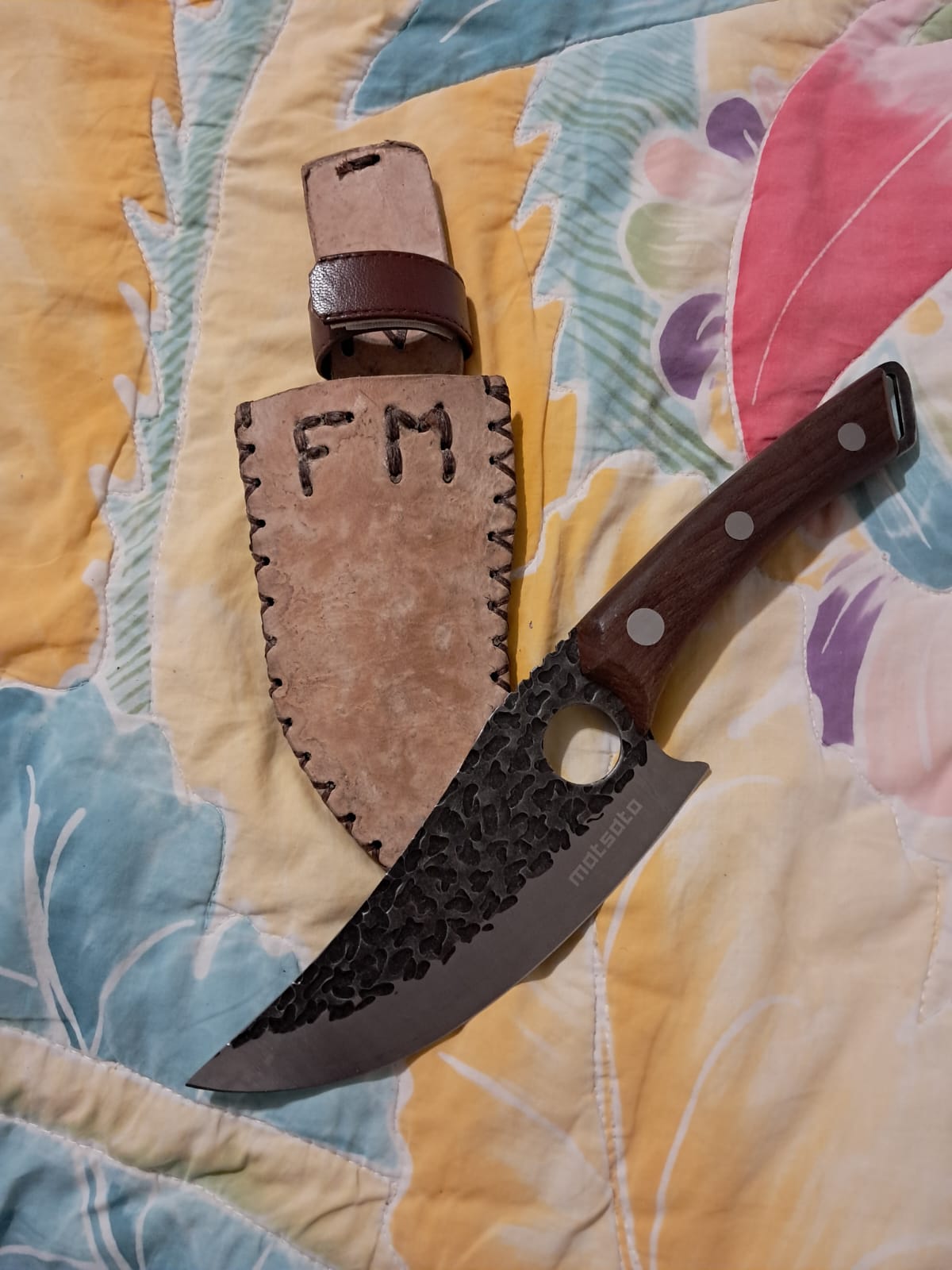 COLTELLO MATSATA con fodero artigianale