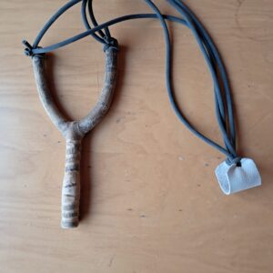 FIONDA artigianale con elastici doppi tondi da 4mm