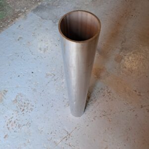 TUBO INOX 90mm L=73cm ALTO SPESSORE